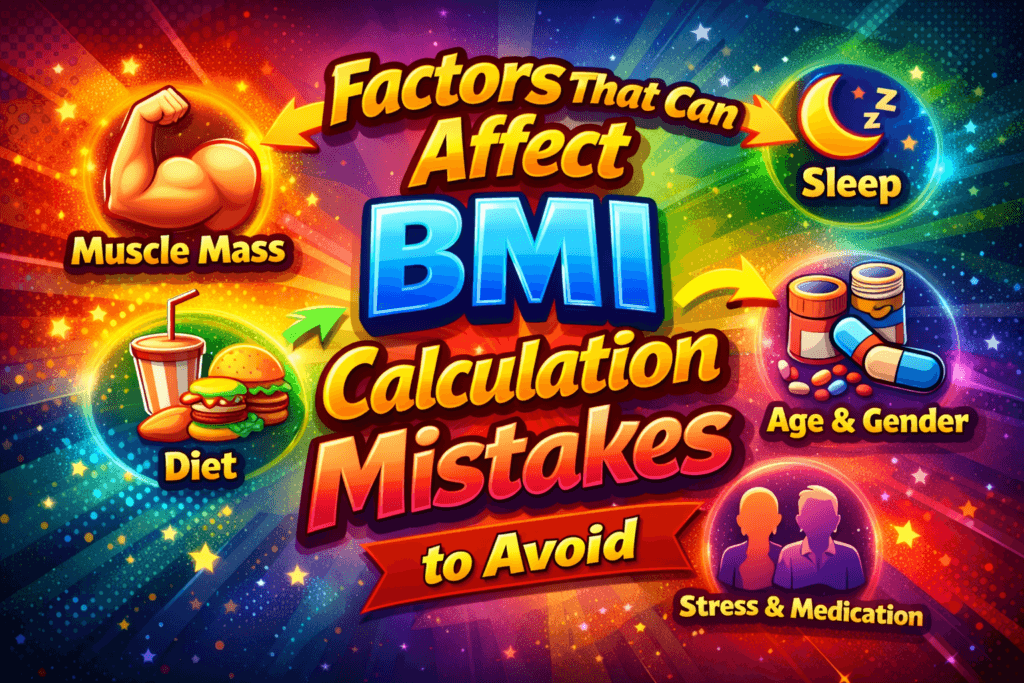 Main Factors or mistakes that affect BMI calculations