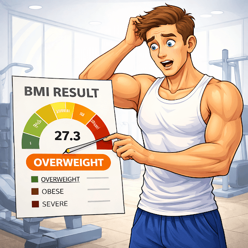 Why I am overweight even though I am not fat. The solution of a skinny appearance but high BMI 